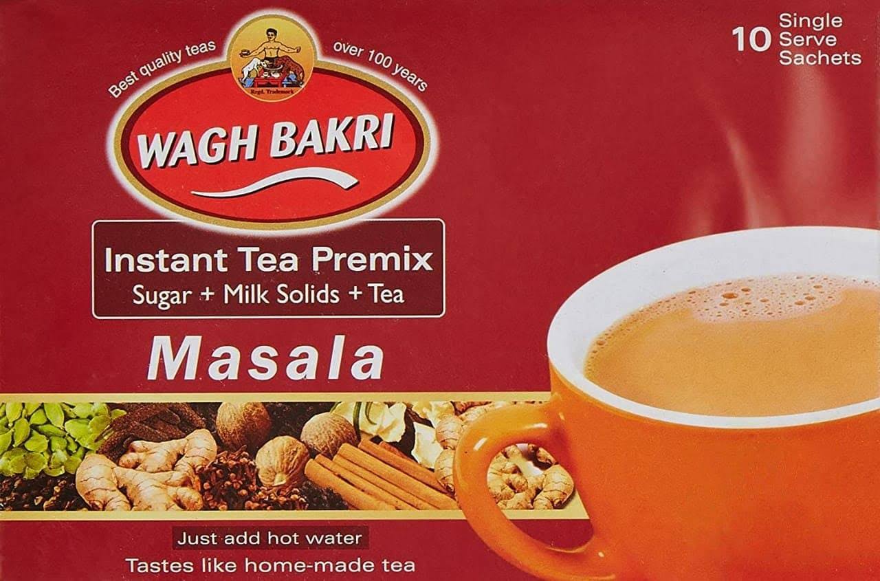 Wagh Bakri Masala Instant Tea Mix - 10 Sachet, 140g
