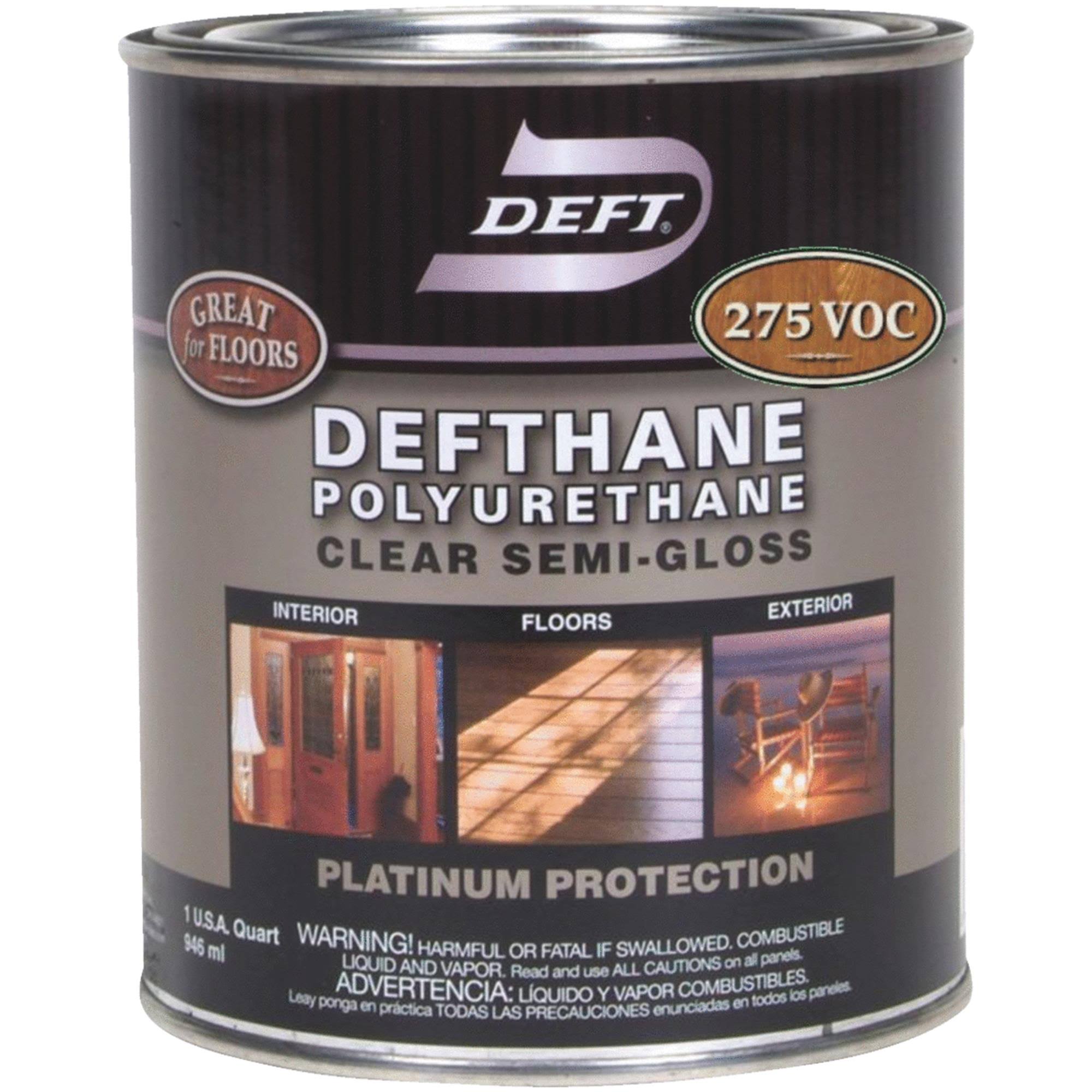 Deft Defthane Polyurethane - Clear Semi-Gloss