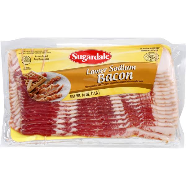 Sugardale Lower Sodium Bacon - 16oz