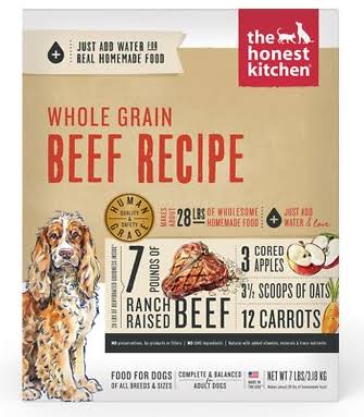 The Honest Kitchen The Beef Recipe Grain-Free Human Grade Dehydrated Dog Food
