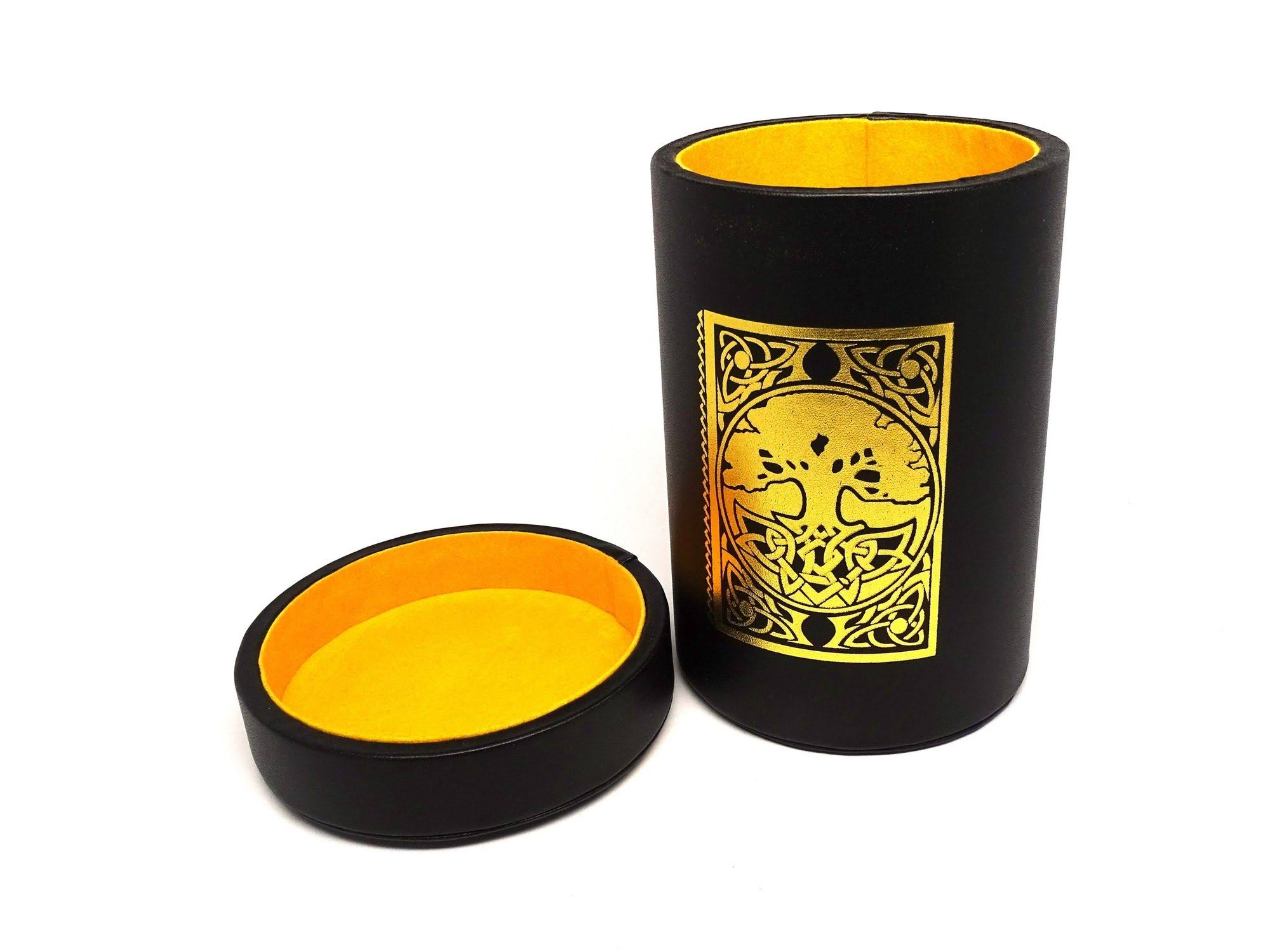 Easy Roller Dice Co. Over Sized Dice Cup - Spell Book Design