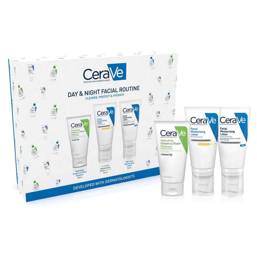 Cerave Day & Night Facial Routine Set