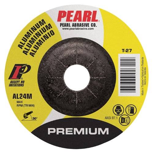 Pearl Abrasive DA4510H 4-1/2 x 1/4 x 5/8-11 D.A. Series Aluminum Grinding Wheel Type 27 Depressed Center Grinding Wheel