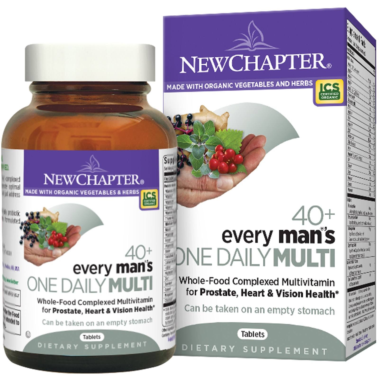 New Chapter 40 Every Man's One Daily Multi Vitamin Dietary Supplement - 96ct