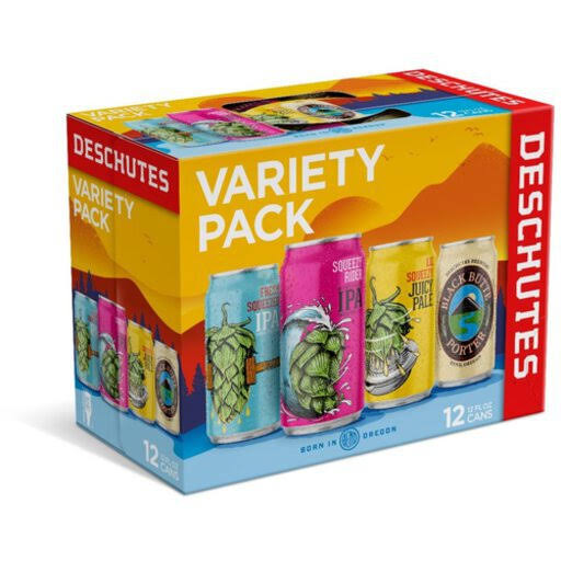 Deschutes Beer, Fresh Variety Pack - 12 pack, 12 fl oz cans