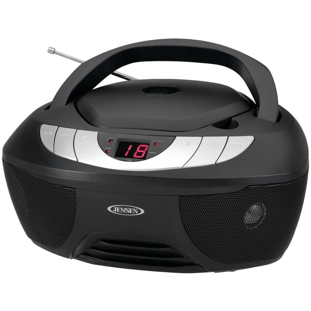 Jensen CD-475 Portable Stereo CD Player - With AM FM Radio
