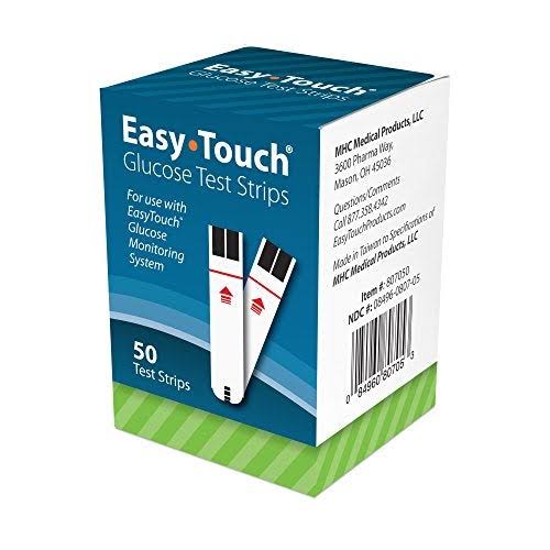 EasyTouch Glucose Test Strip - x50