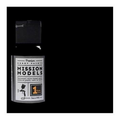 Mission Models Acrylic Model Paint 1 oz Bottle, Tire Black MMP-040