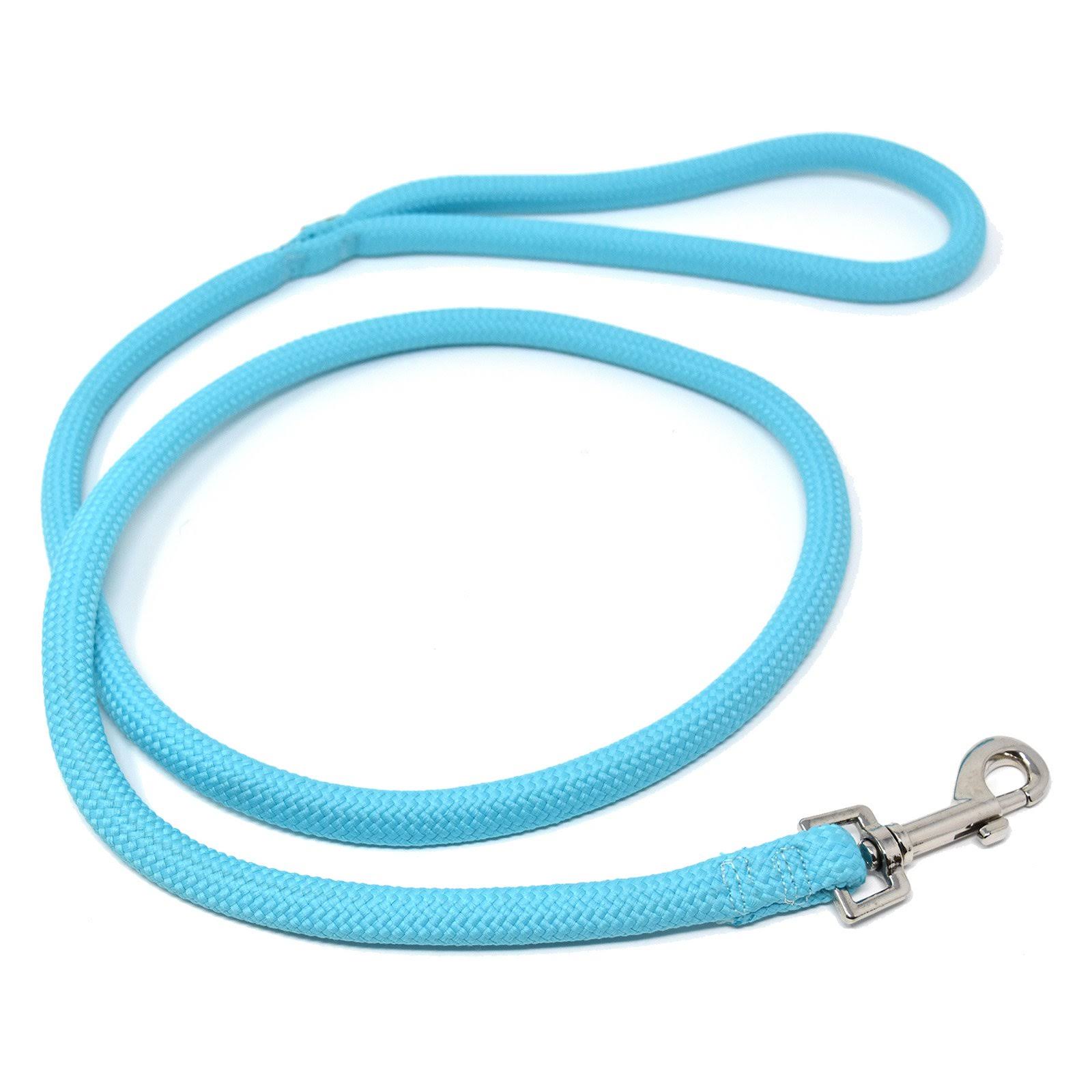 Yellow Dog Design Round Braided Rope Lead Light Blue - LBL195