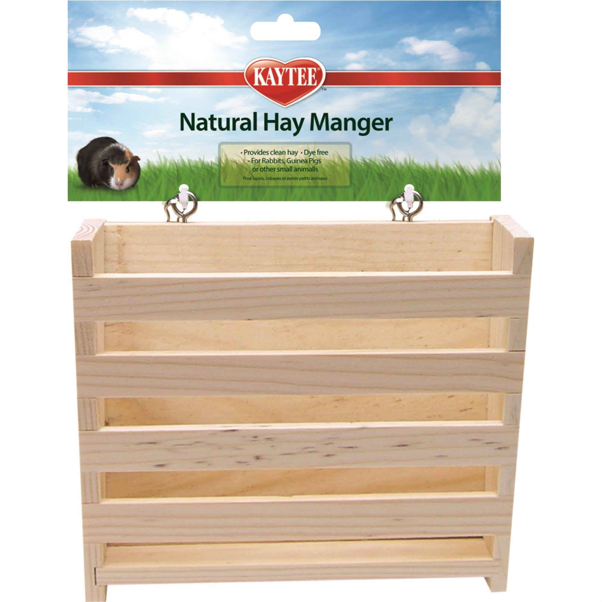 Kaytee Natural Wooden Hay Manger - Large