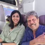 Indian legends Anju Bobby, Kapil Dev have chance meeting on flight