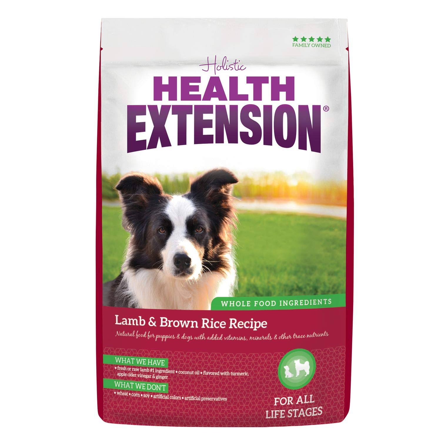 Holistic Health Extension Dog Food - Lamb and Brown Rice, 15lb