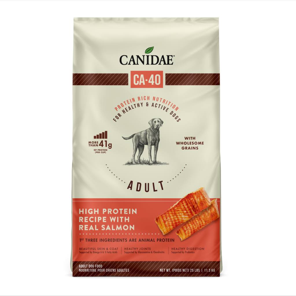 Canidae CA-40 High Protein with Real Salmon Recipe Dry Dog Food 25lbs