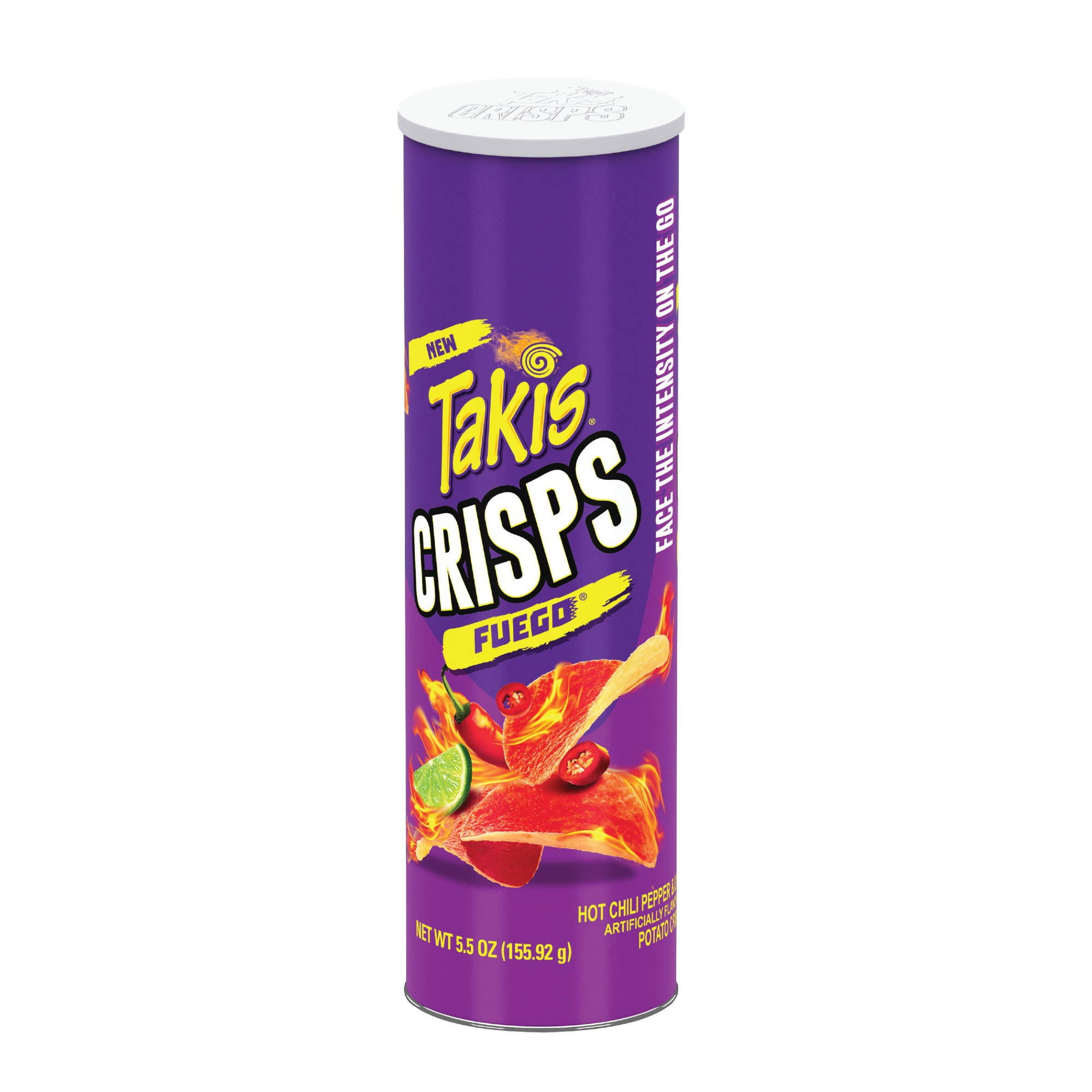 Takis Crisps Fuego Flavor Canister 5.5oz