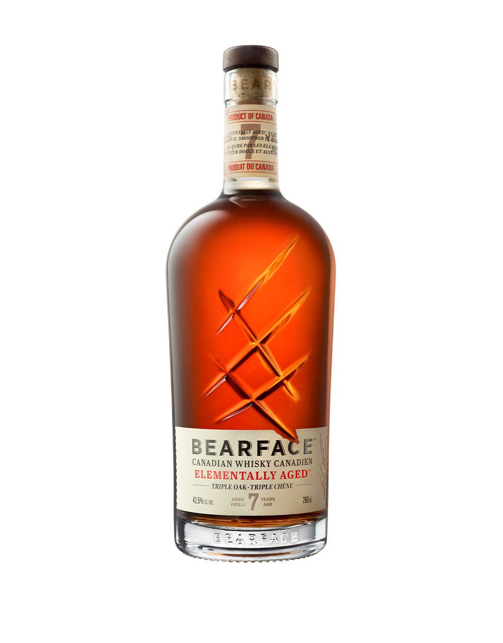 Bearface Elementally Aged Whisky, Canadian - 750 ml