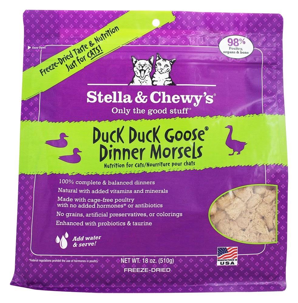 Stella & Chewy's Freeze Dried Duck Duck Goose Dinner Morsels Cat Food