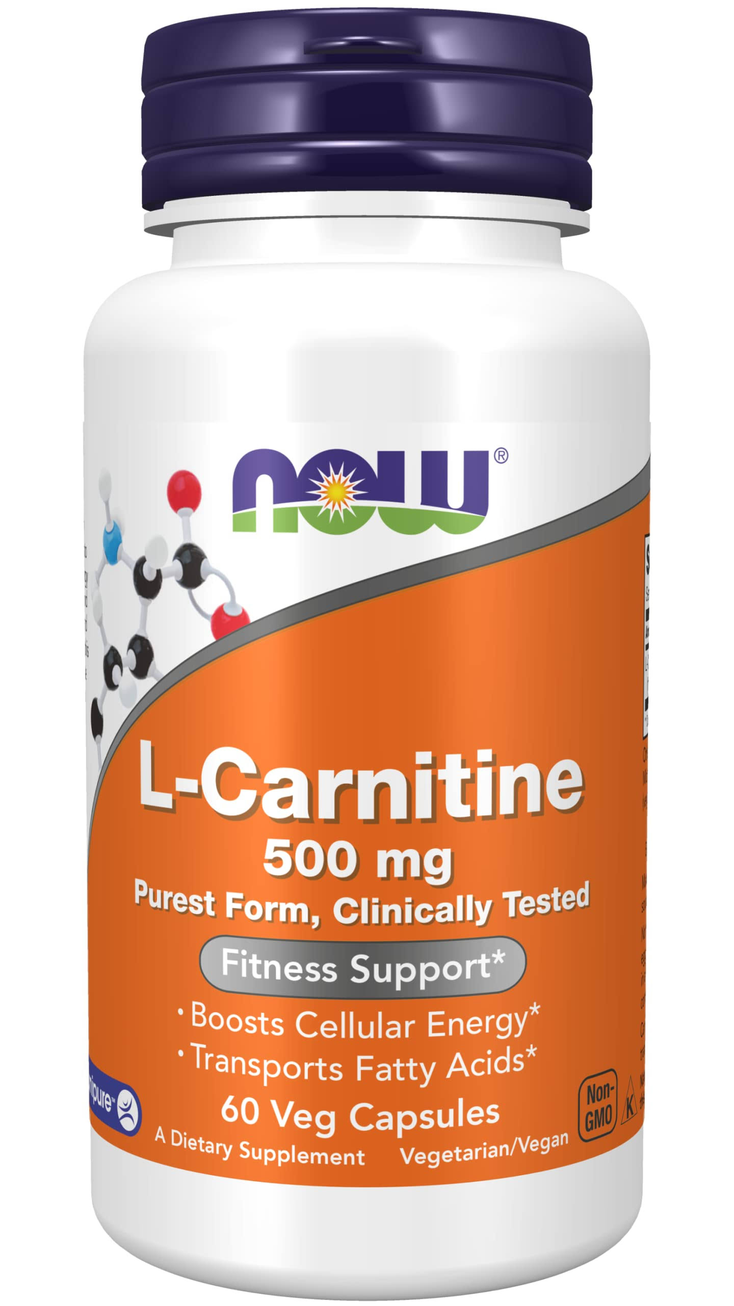 Now Foods L-Carnitine 500 mg - 60 VCaps