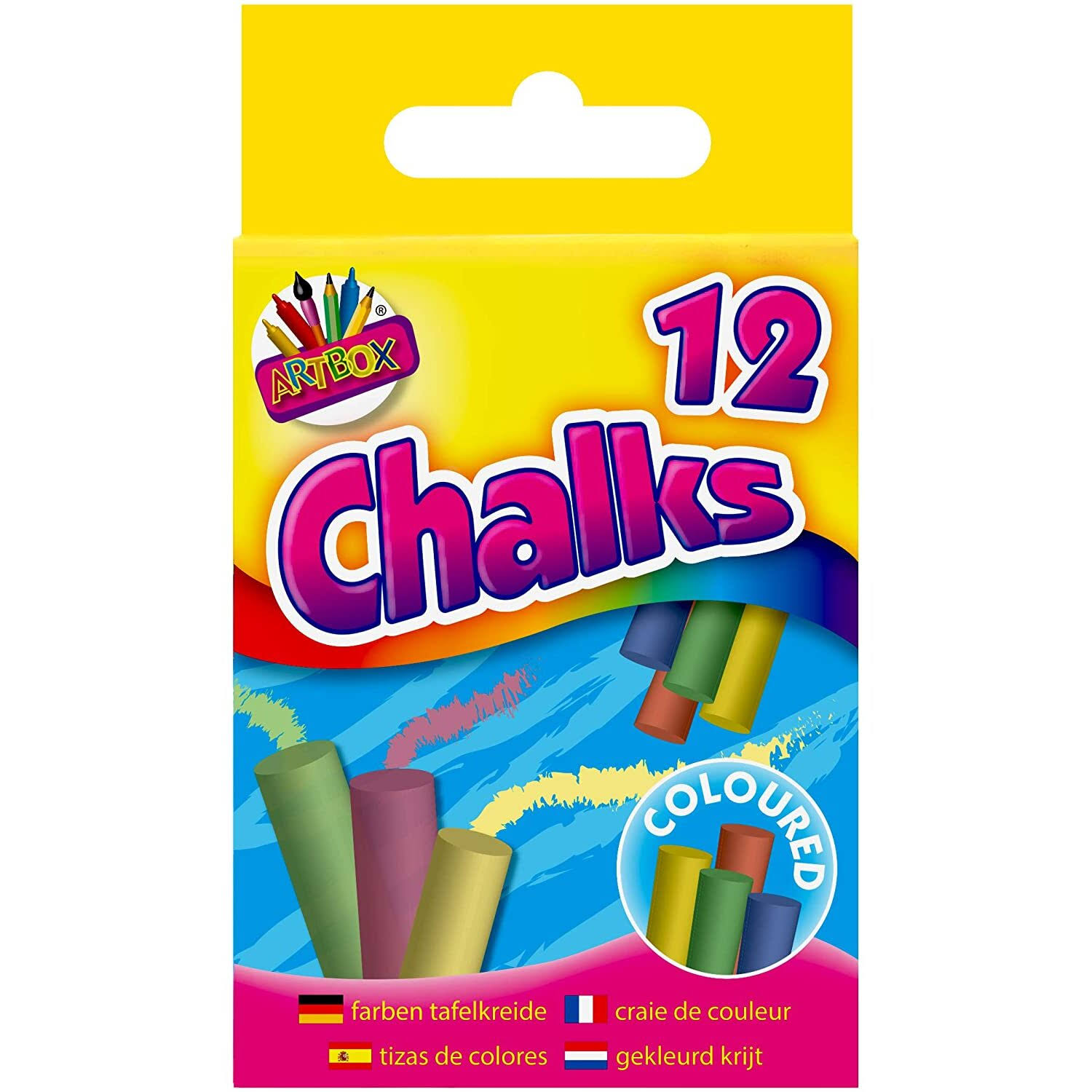 Artbox Coloured Chalks | 12 Pack