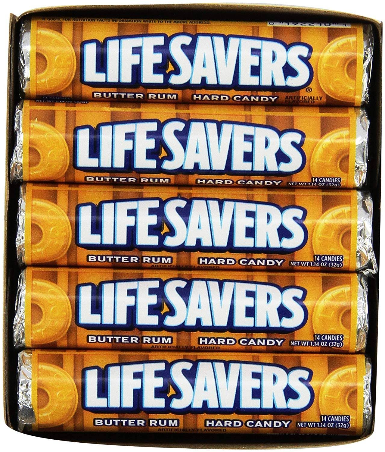 Lifesavers Hard Candy - Butter Rum
