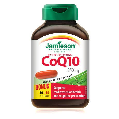 Jamieson CoQ10 Softgels - 250mg, x45