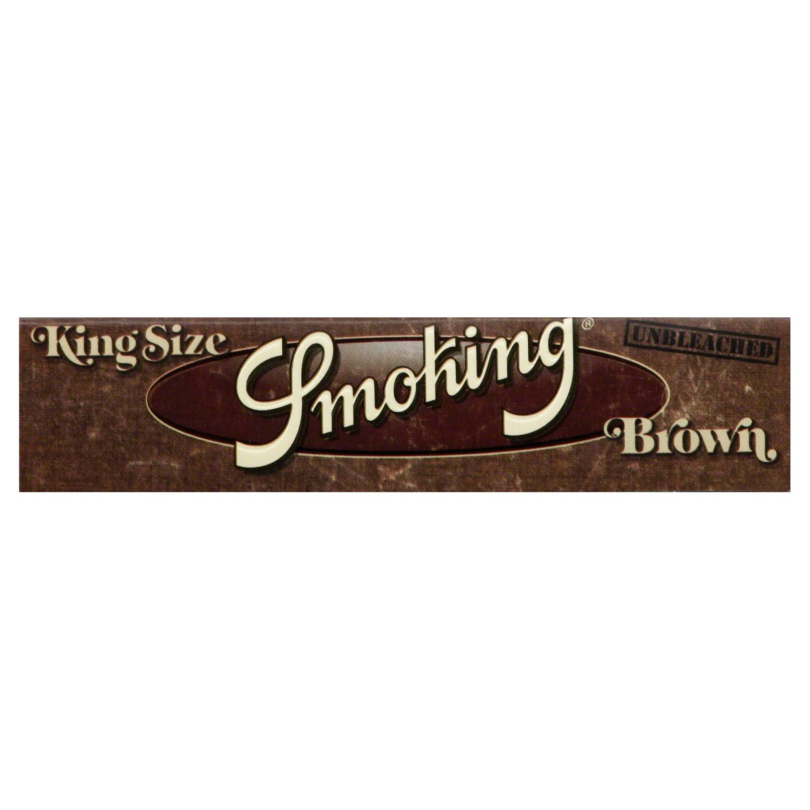 Smoking Rolling Paper, Brown, King Size - 33 leaves