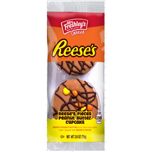 Mrs Freshleys Reeses Peanut Butter Cupcake, 4.5 Ounce -- 36 per case.