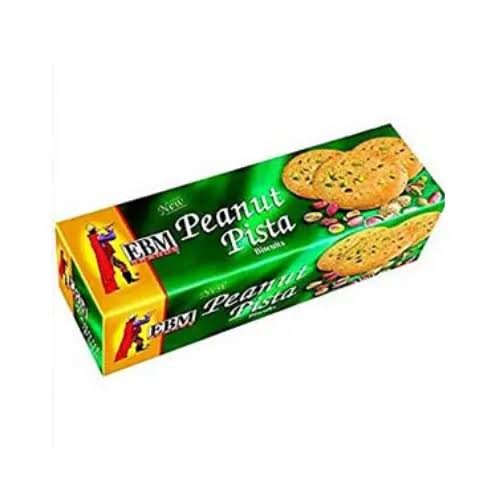 EBM Peanut Pista Biscuits - 112g
