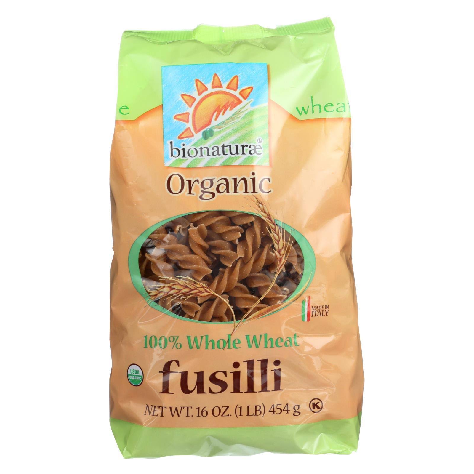 Bionaturae Whole Wheat Pasta - Fusilli