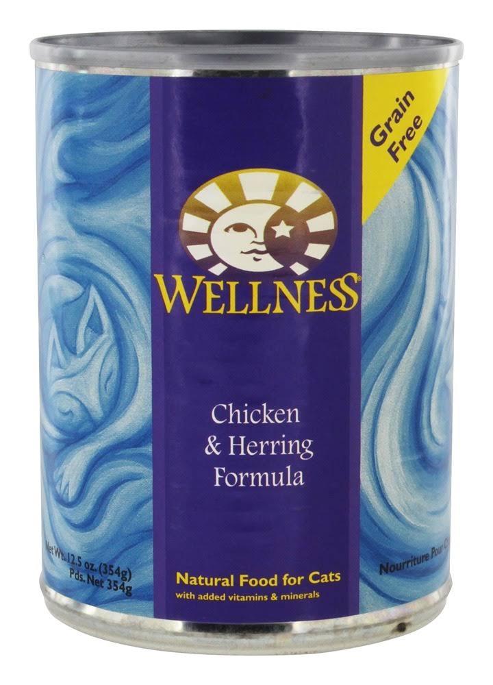 Wellness Canned Cat Food - Chicken & Herring, 12.5oz
