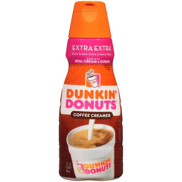 Dunkin Donuts Coffee Creamer Extra Extra