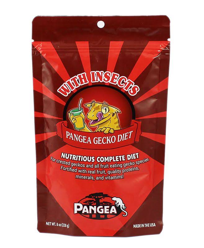 Pangea Complete Fruit Mix with Insects Crested Leachie Gecko Diet - 2oz