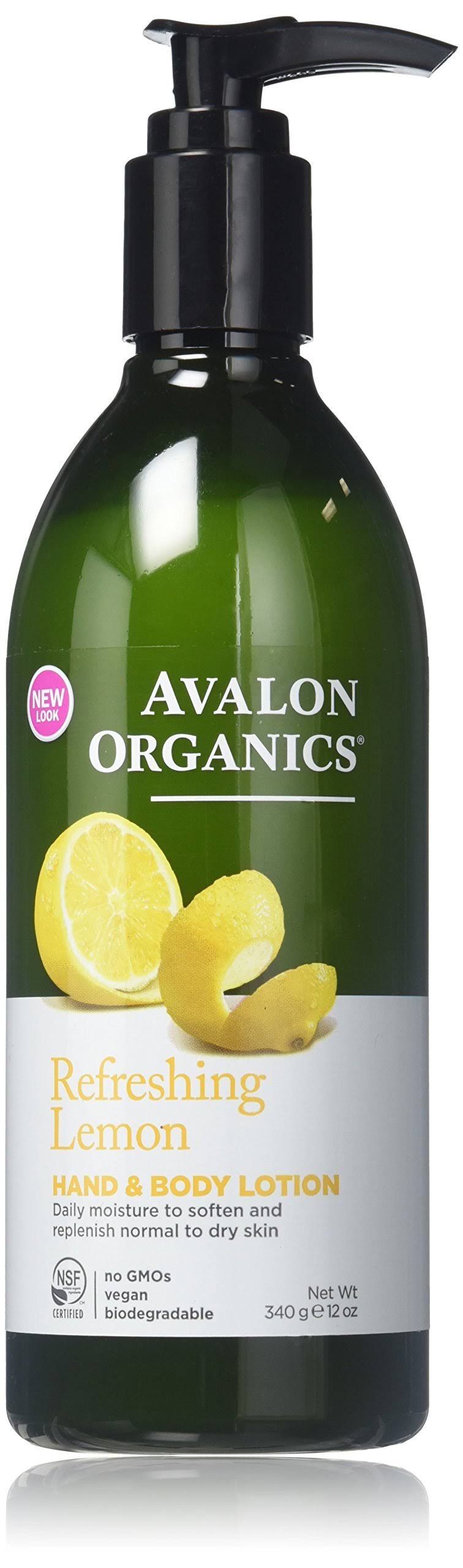 Avalon Organics Hand & Body Lotion - Lemon