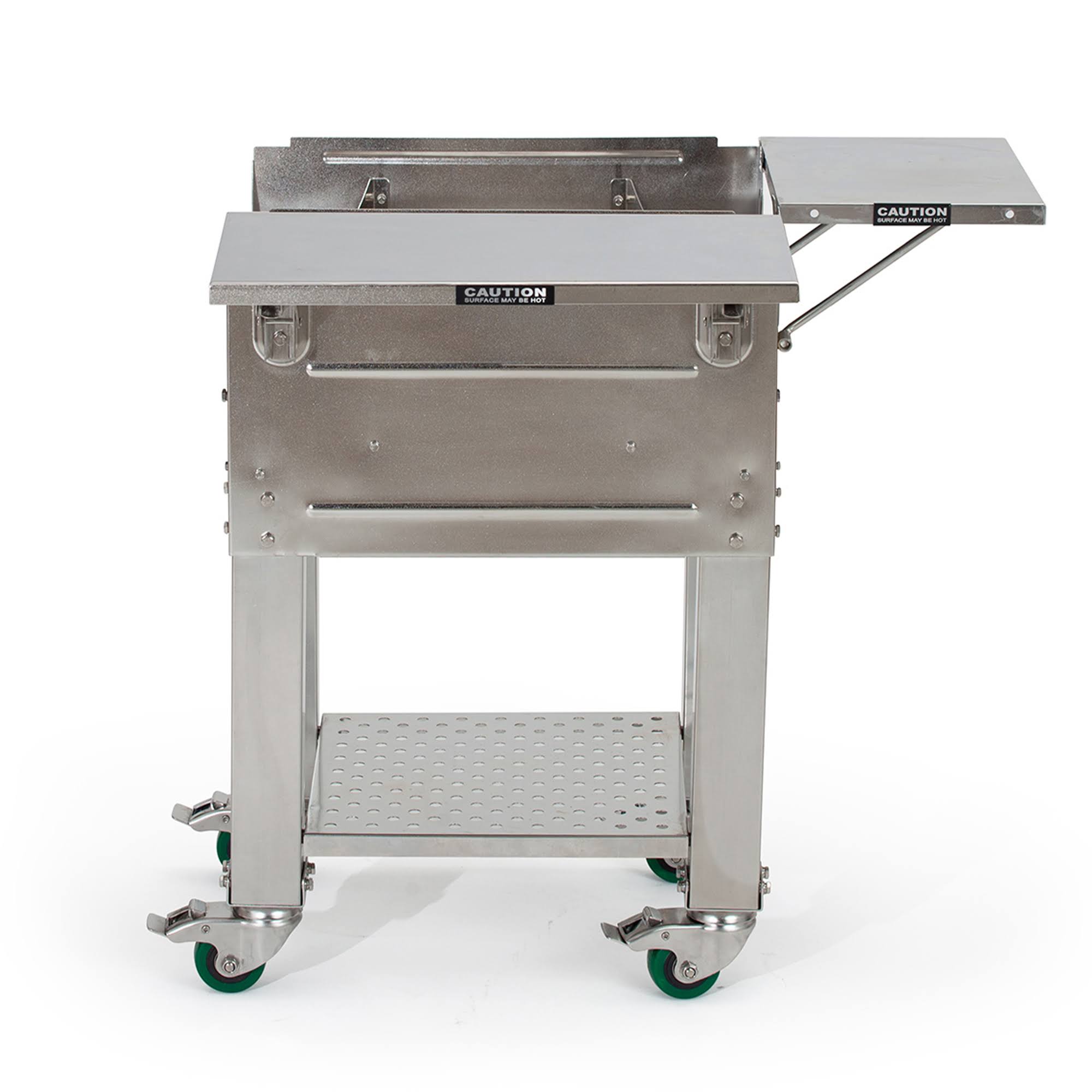 Green Mountain Grills Stainless Steel Trek Cart Stand for Portable Pellet Grill