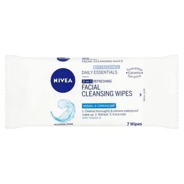 Nivea Daily Essentials 3-in-1 Refreshing Facial Cleansing Wipes