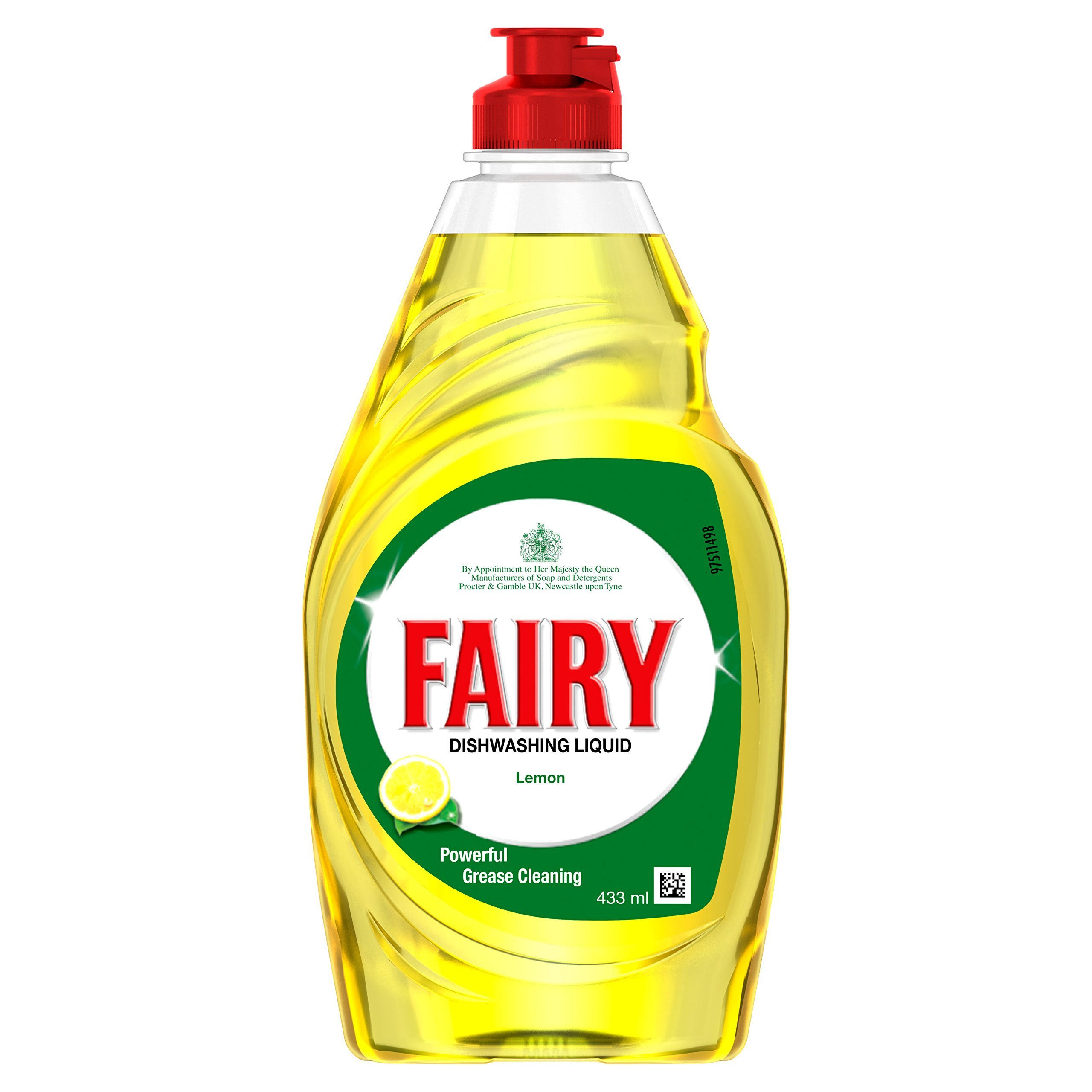 Fairy Original Washing Up Liquid - Lemon, 433ml