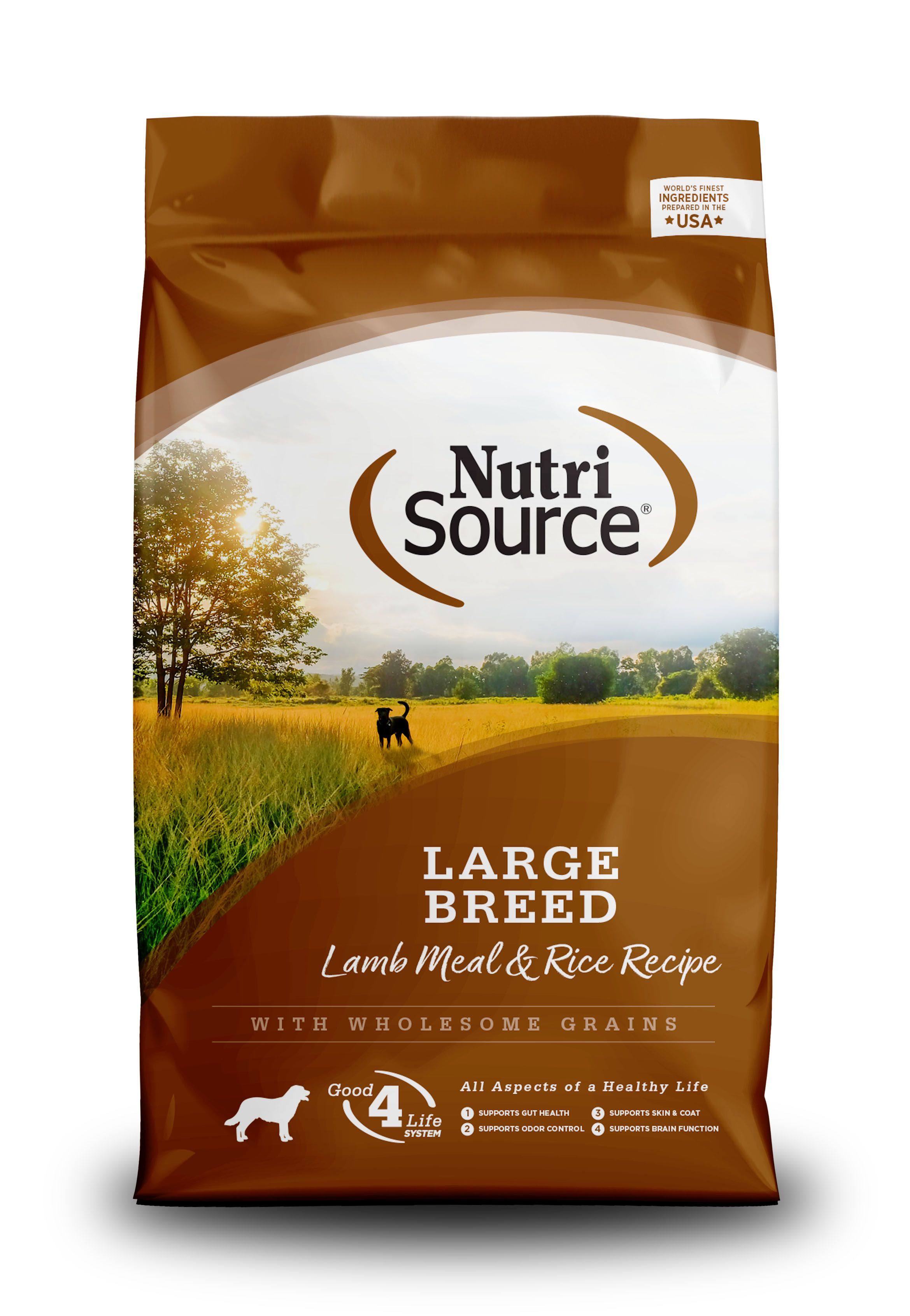 NutriSource Premium * Large Breed Lamb & Rice / 30 lbs