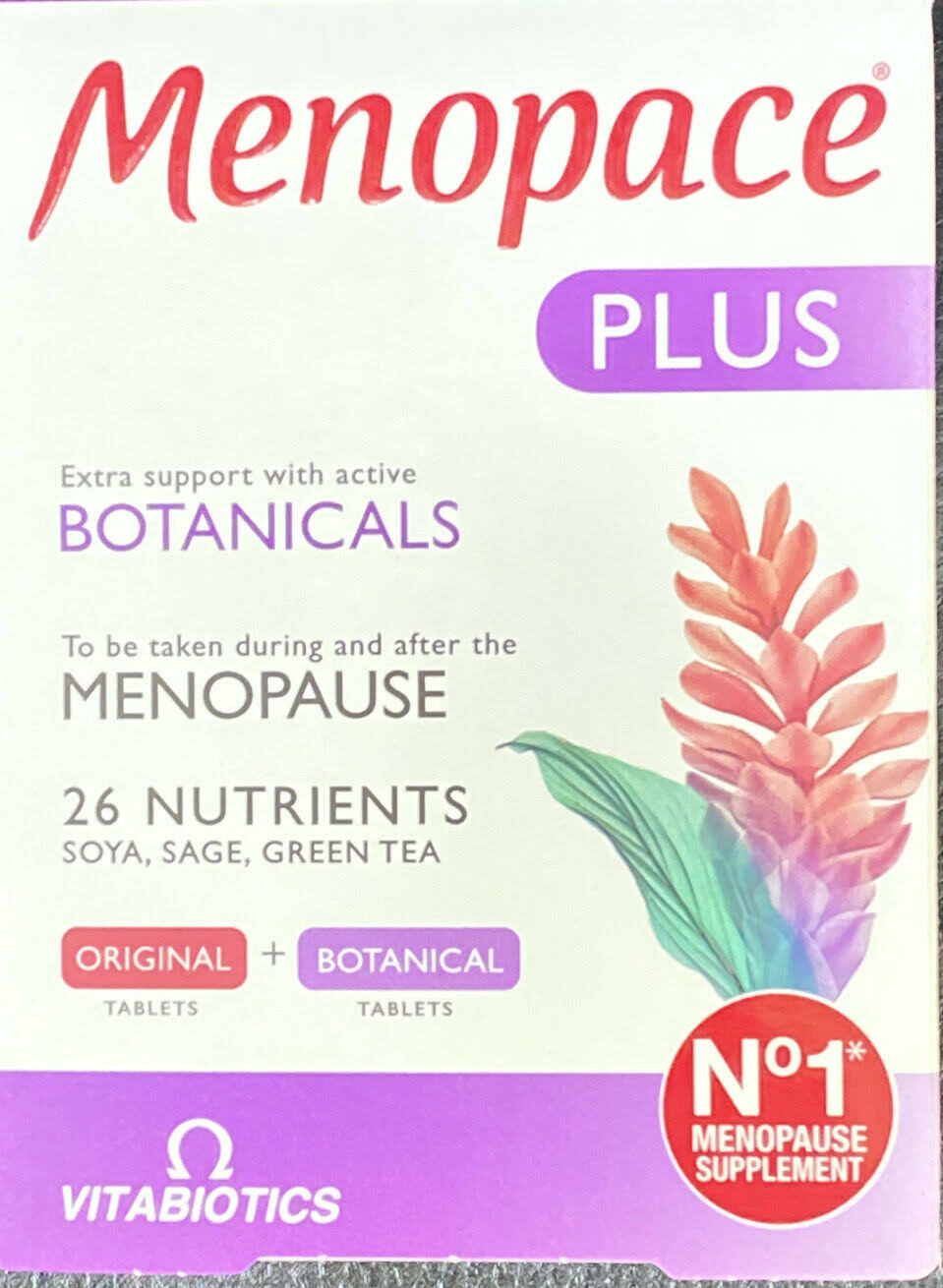 Vitabiotics Menopace Plus Botanicals Vitabiotics Supplement - 56ct