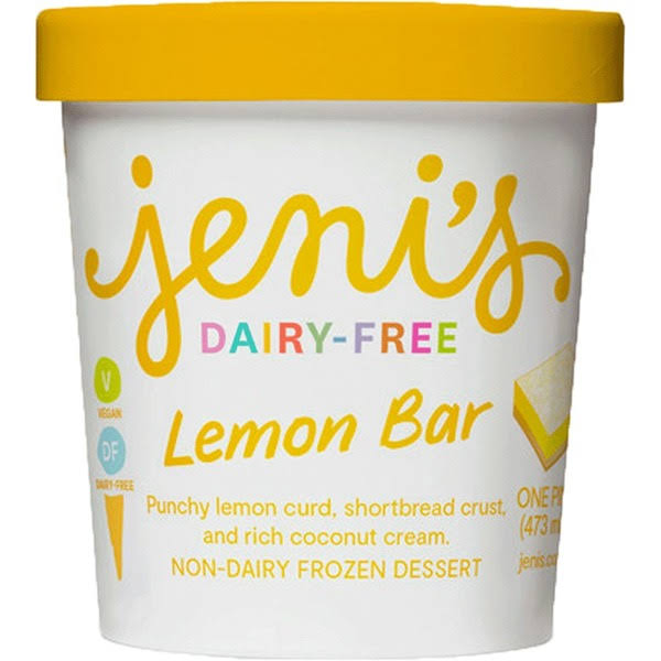 Jeni's Frozen Dessert, Dairy-Free, Lemon Bar - 1 pint