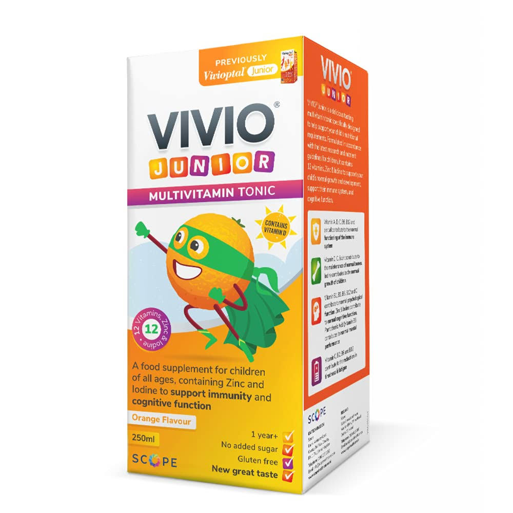 Vivio Junior Multivitamin Tonic For Kids 12 Added Vitamins