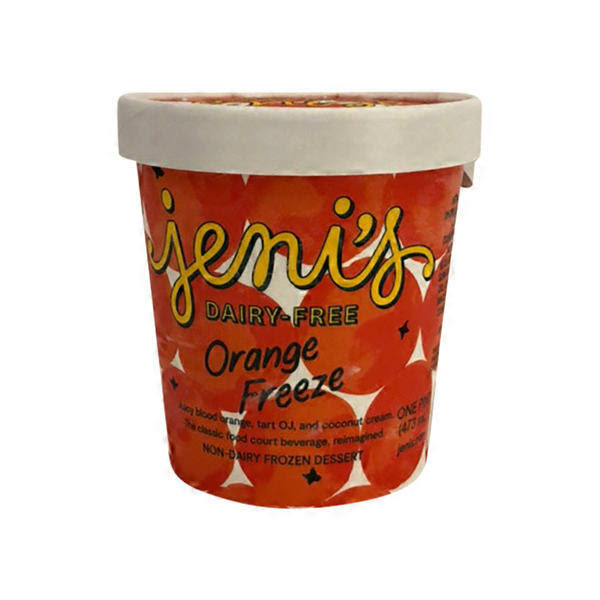 Jeni's Splendid Ice Creams Dairy Free Orange Freeze Ice Cream
