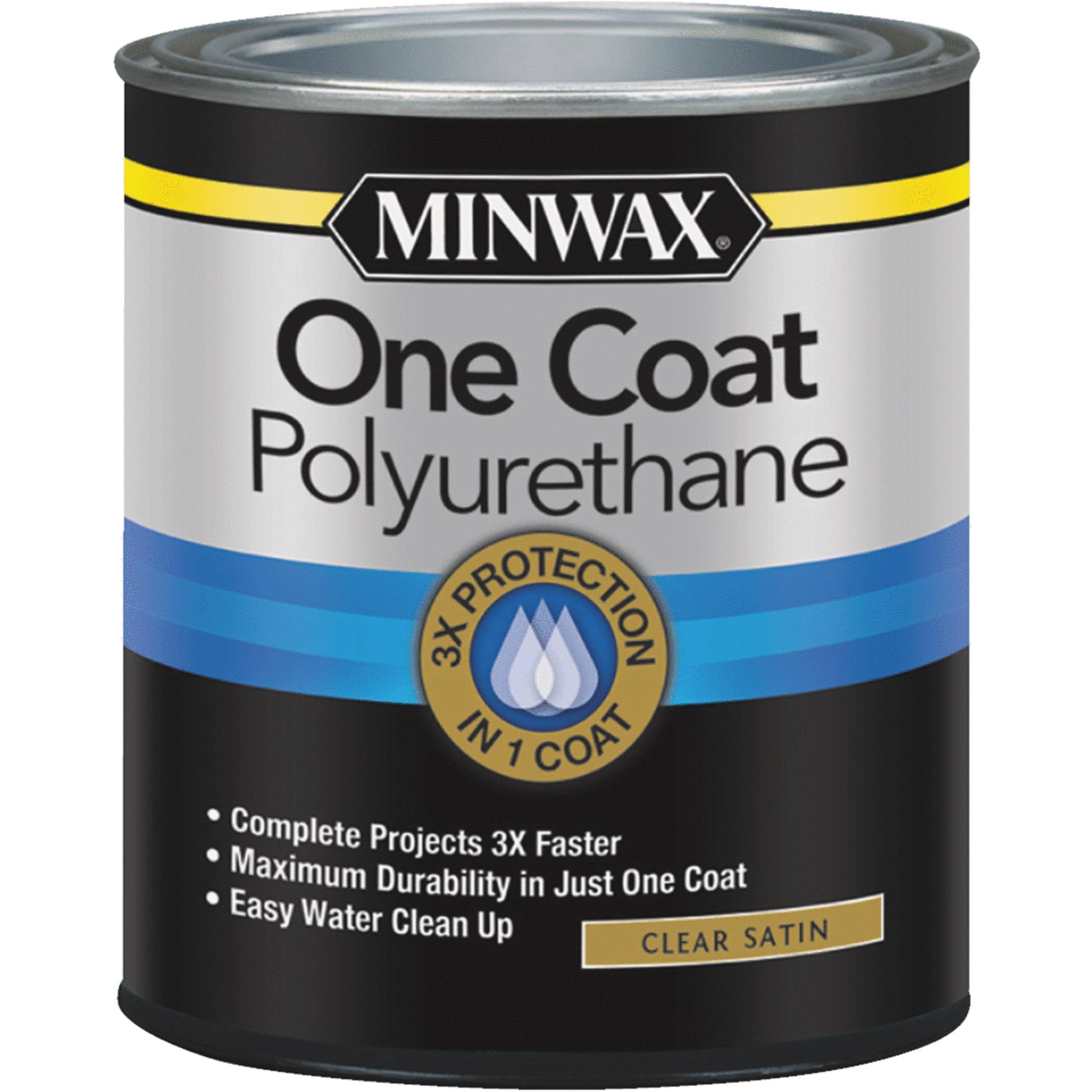 Minwax 356050000 Natural Finish Oil Based Penetrating Wood Stain - 1/2 Pint