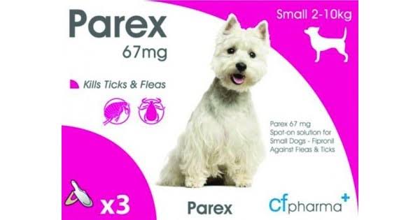 Uniphar Parex Spot on - Small Dog (2-10kg)