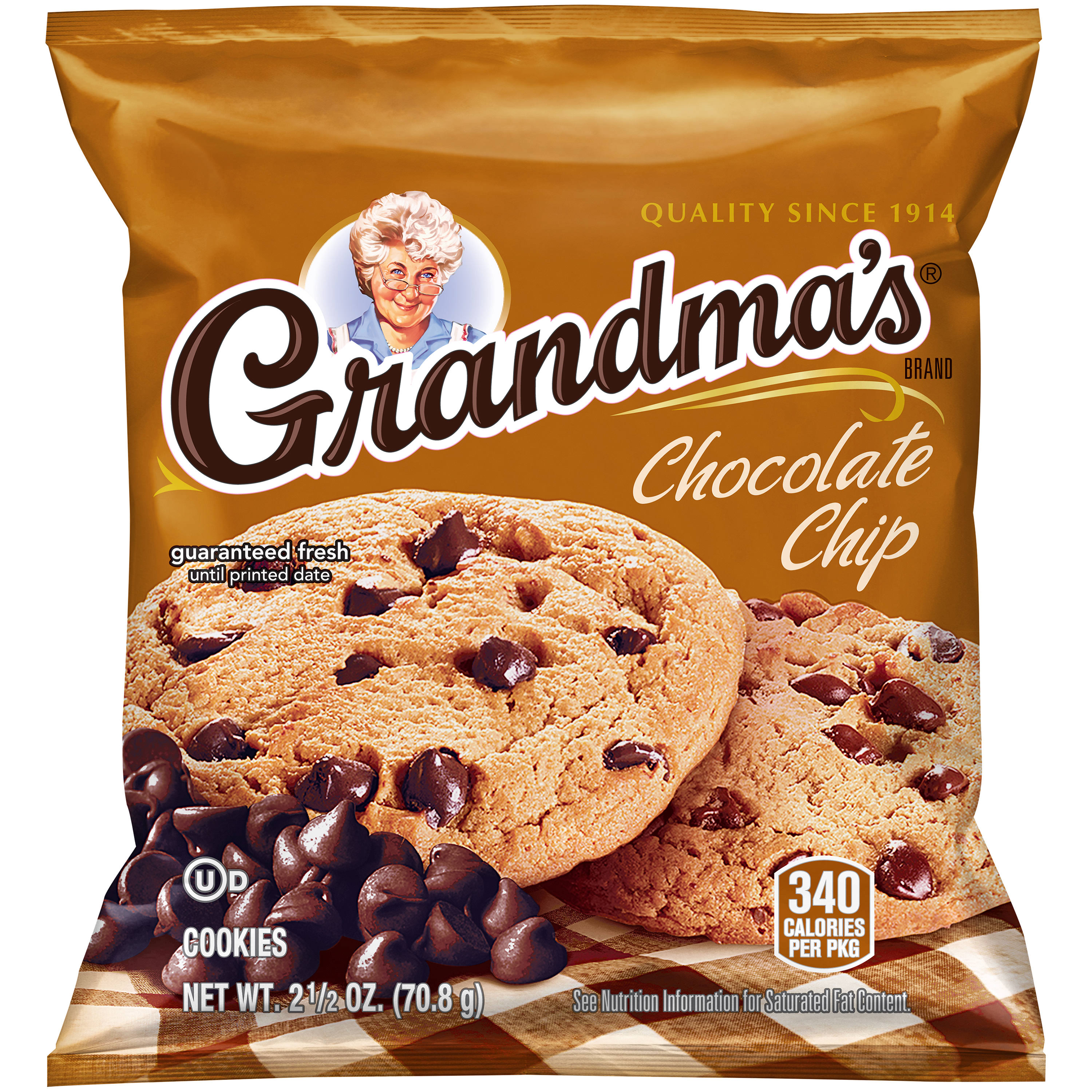 Grandma's Cookies - Chocolate Chip, 70.8g