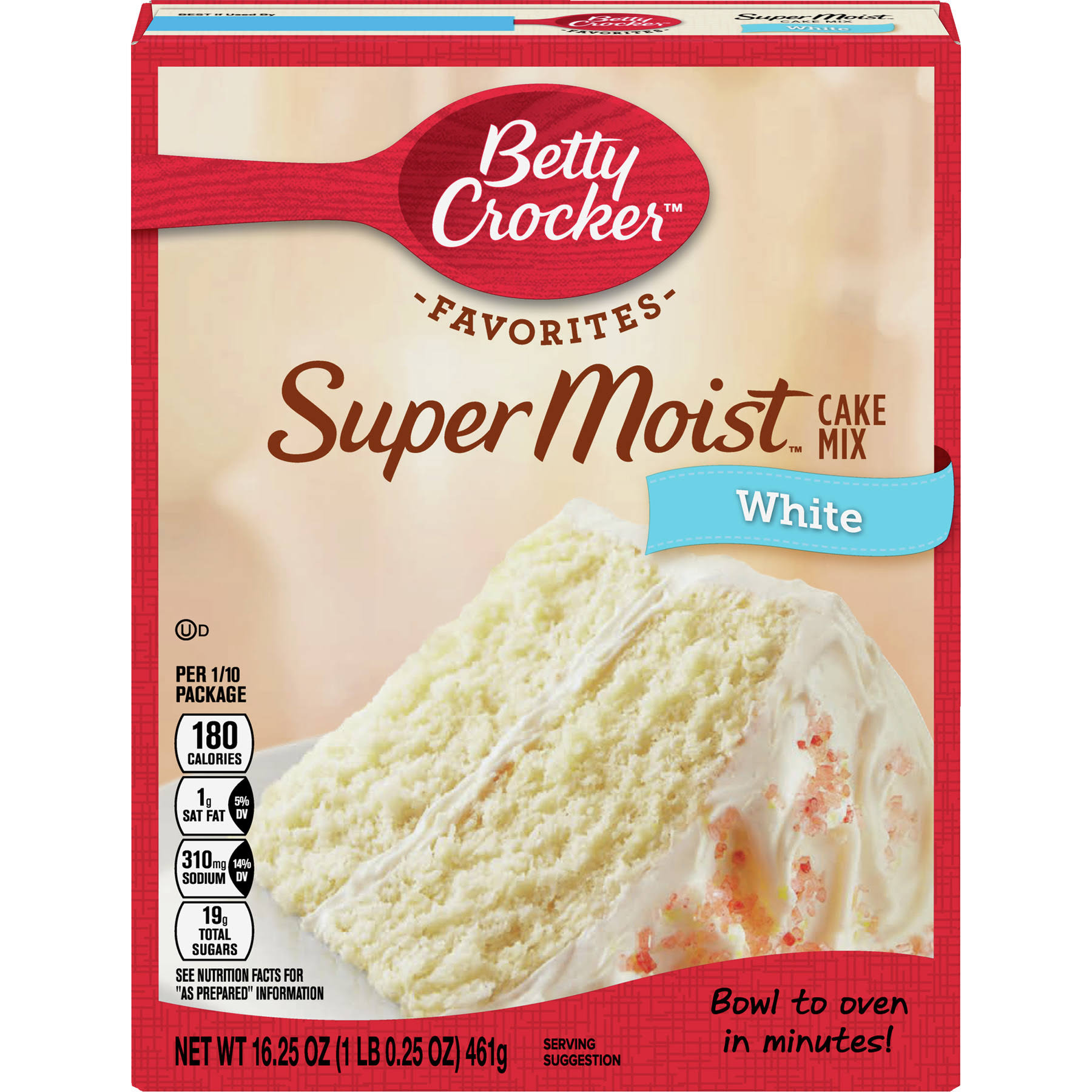 Betty Crocker Favorites Super Moist White Cake Mix - 16.25oz