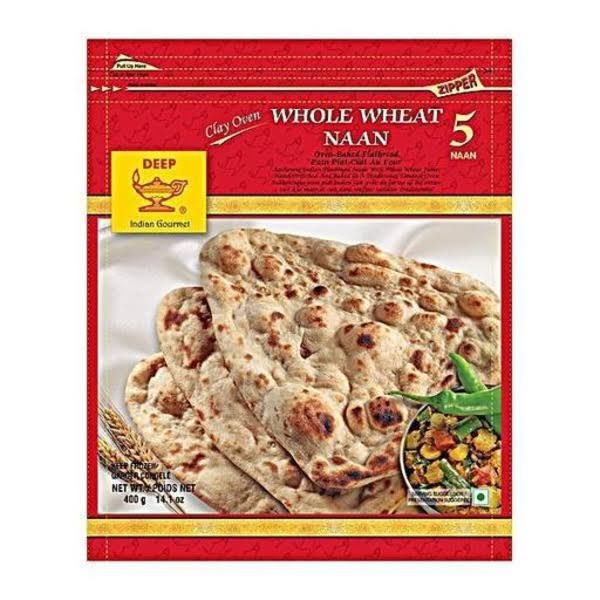 Deep Whole Wheat Naan - 14.1 Ounces - Indian Bazaar - Delivered by Mercato