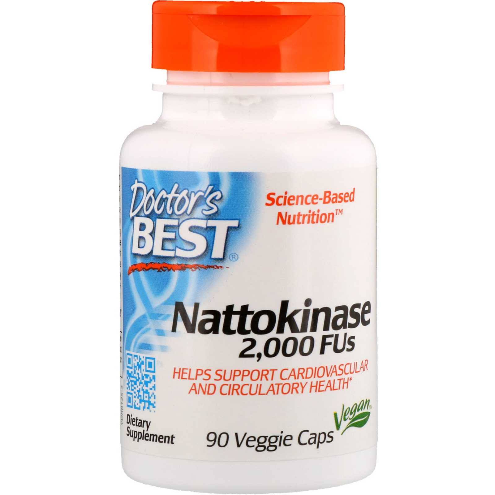 Doctor's Best Best Nattokinase - 90 Vcaps