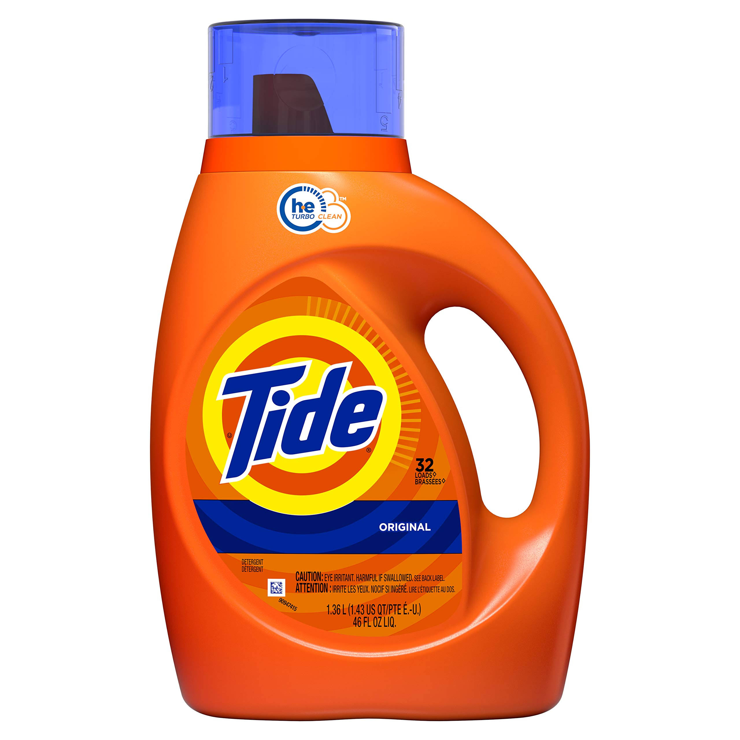 Laundry Detergent, Regular Scent, 32 Loads, 46-oz. Liquid -40213 Tide