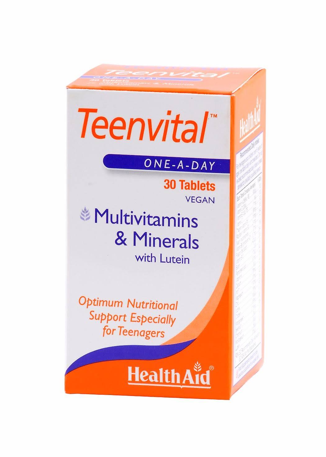 HealthAid Teenvital Supplement - 30ct
