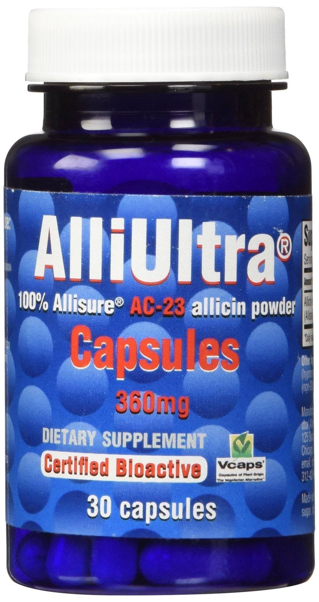 Allimax Alliultra AC-23 Allicin Capsules - 360mg, x30