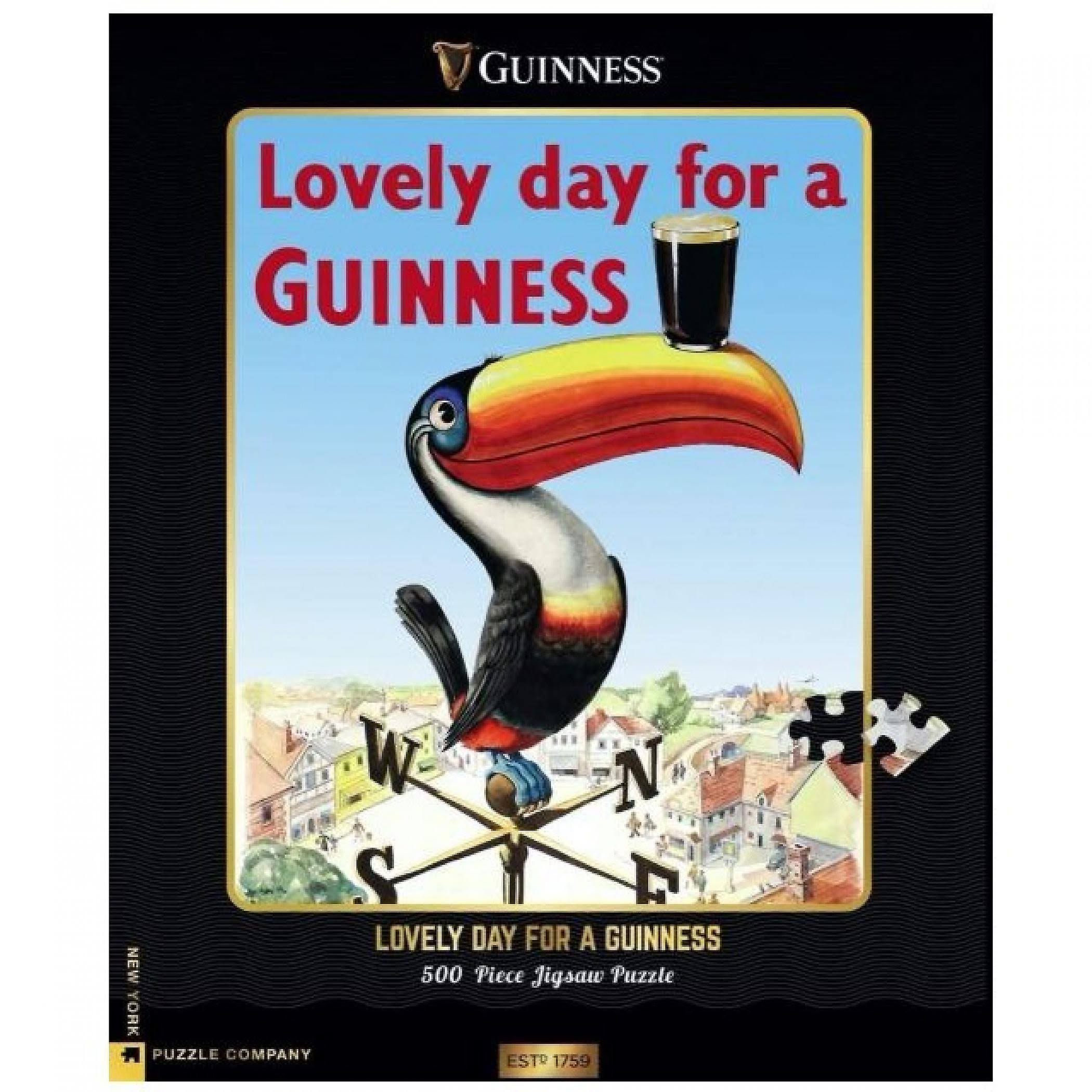 Lovely Day for Guinness Toucan 500 Piece Jigsaw Puzzle